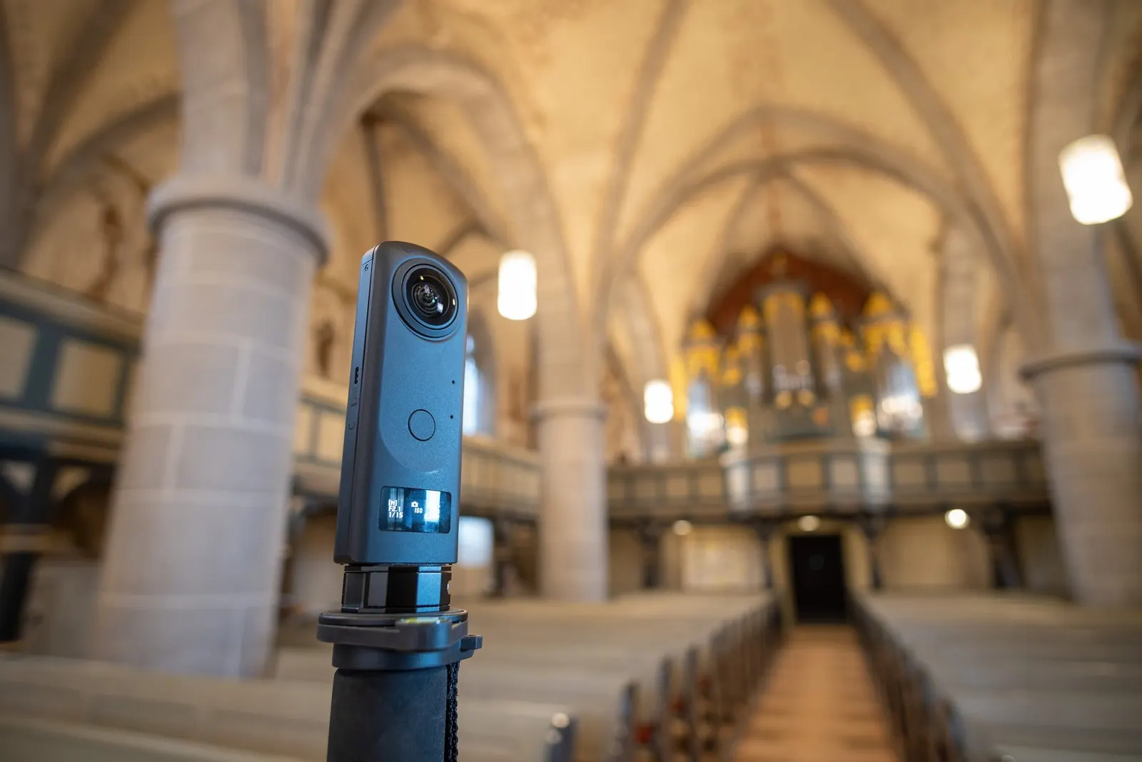 Un scanner de numérisation du bâtiment en intervention